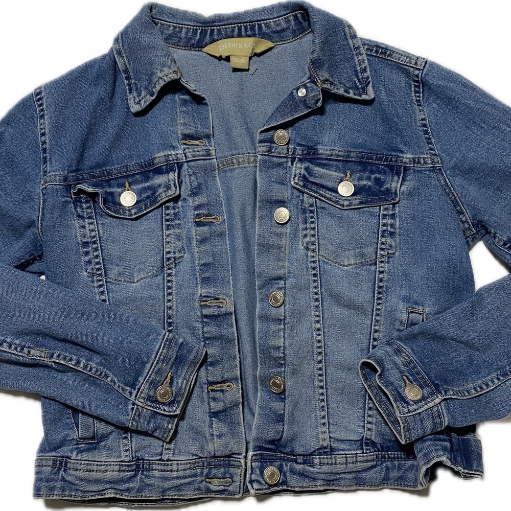Roebuck & Co. Denim Jacket - Light Blue Wash size XS